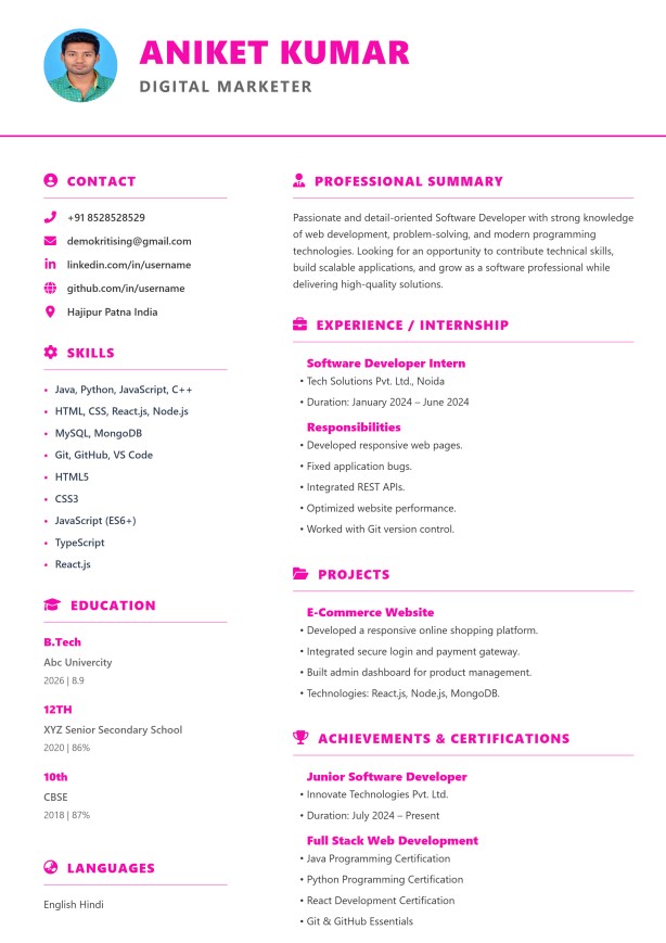 Resume Design 3